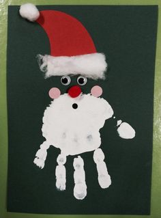 Basteln mit Handabdruck Weihnachten ist eine herrliche DIY-Ideedie Sie mit Kindern verwirklichen könnenund hier zeigen wir Ihnen wie Hand Print Art, Baby Christmas Crafts, Jul Diy, Preschool Christmas Crafts, Christmas Arts And Crafts, Fun Christmas Crafts