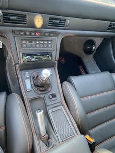 the interior of a car is clean and ready to be used