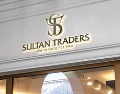 there is a sign that says sultan trader's we're here for you