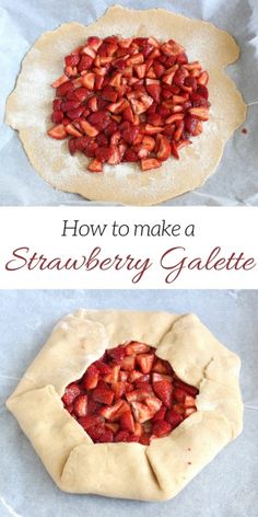 how to make a strawberry galette