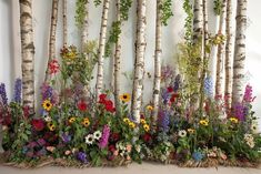 Gatsby Floral Forest Photography Backdrop Gbsx-00468 - Gatsby Backdrop Photo Backdrop Floral, Floral Photo Backdrop, Spring Photo Backdrop, Forest Wedding Reception, Forest Project, Spring Backdrop, Floral Backdrops, Spring Picture, Photoshoot Spring