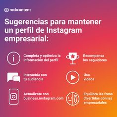 an advertisement for instagrams with the caption's in spanish and english