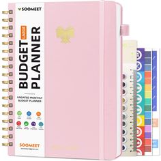 Soomeet Budget Planner 2024-2025 - Monthly Bill Organizer With Pockets. Undated Financial Organizer with Expense Tracker Notebook, Budgeting Journal and Budget Book to Control Your Money. Large Size - 7" x 10" Budget And Savings Planner, Budget Planner App, Budgeting Journal, Monthly Bill Organizer, Expense Categories, Month Budget, Monthly Habits, Tracker Notebook, Bill Organizer