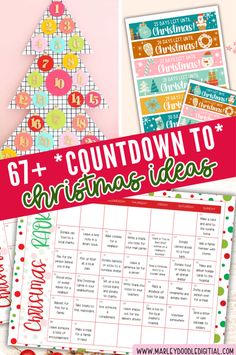 a christmas tree with the text, free printables for kids to use on them