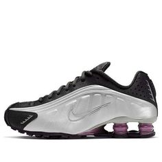 (WMNS) Nike Shox R4 'True Berry' AR3565-003 (SNKR/Low Top/Women's) Nike Shox Tl, Nike Shox For Women, Nike Shox Shoes, Nike Shox R4, Scrub Style, Nike Shox, Nike Shoes Women, Black And Pink, Stylish Sneakers