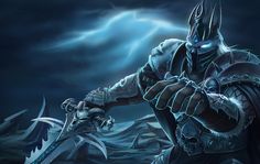 Lich King Art, World Of Warcraft Lich King, Undead Warrior, Warcraft Game