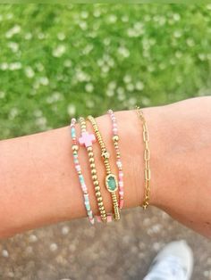 Gold Bracelets Stacked, Kendra Scott Bracelet, Preppy Bracelets, Stack Bracelet, Chic Earrings