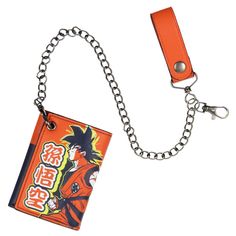 Keep hold of your wallet when you go to Super Saiyan! The Dragon Ball wallet is made of durable synthetic leather and features an intricate character design. An attached burnished silver chain keeps it always connected to you. Snap-button closure, clear ID display, 5 card slots, and one billfold. Any fan of the Dragon Ball manage of anime is going to love this Goku merch! Dragon Ball Z Anime, Dragon Ball Goku, Chain Wallet, Super Saiyan, Son Goku, Wallet Chain, Trifold Wallet, Tri Fold, Dragon Ball Super