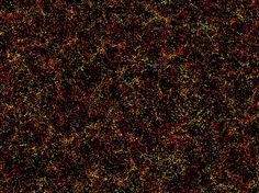 an abstract background with red, yellow and black speckles in the center is shown