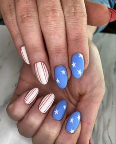 4th Nails, Nail Salon Design, Awesome Nails, Summery Nails, Her Nails, Cute Gel Nails