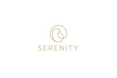 the logo for serenty, a luxury jewelry brand that is currently in development