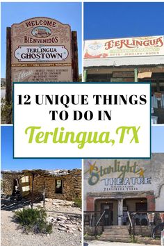 there are many things to do in terlingua, tx with the caption below