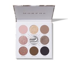 Rich & Foiled Artistry Palette - Going Platinum Best Morphe Eyeshadow Palette, Morphe Forevs Lipstick, Morphe Palette Organizer, Best Morphe Lipstick, Imvu Makeup, Foil Eyeshadow, High Shine Lip Gloss, Molten Metal, Brow Mascara