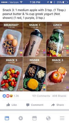 an image of the contents of a lunch box with instructions to make it in different ways