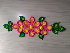 Siddhis rangoli art Ready Rangoli, Easy And Beautiful Rangoli, Welcome Rangoli, Color Rangoli, Border Rangoli, Rangoli Designs Simple Diwali, Rangoli Designs Photos, Easy Rangoli Designs Diwali, Rangoli Side Designs