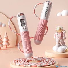 OrcaJump - Professional Digital Counting Jump Rope - Available in Pink and Blue - Choose from 2 Stylish Designs College Supplies, Unique Workouts, Glitter Eyeshadow Palette, Blue Home Decor, Fitness Inspiration Body, Fitness Tools, Apollo Box, Kawaii Room, Solid Perfume