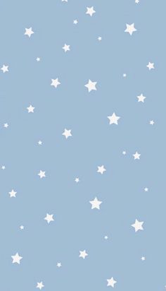 a blue background with white stars on it