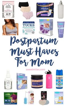 postpartum must haves for mom