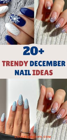 Get into the holiday spirit with gorgeous December nail ideas for 2024! Browse cute, simple, and festive designs that bring warmth and style to the season. From timeless red hues to sparkling winter whites and unique Christmas-inspired art, these nail trends are perfect for celebrating. Find your favorites among Christmas acrylics, cozy winter tones, red and gold accents, holiday-themed nails, and chic December styles December Nail Art, Holiday Themed Nails