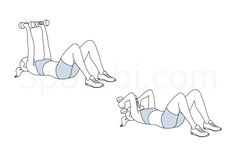 two people doing exercises on their stomachs, one in the shape of a recumbent