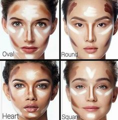 Contouring For Beginners, Face Contouring Makeup, Best Contouring Products, Contour Makeup Tutorial, Makeup Order, Makeup Tip, Natural Make Up Looks, Face Makeup Tips