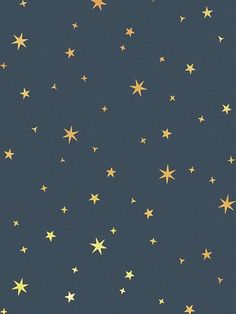 gold stars on a dark blue background