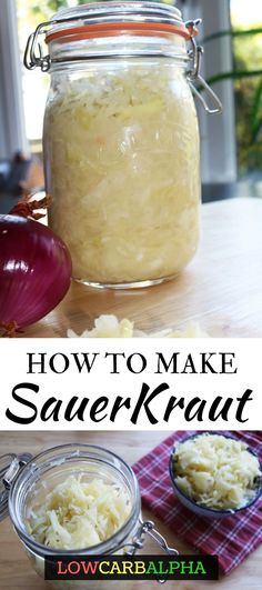 how to make sauerkraut in a jar