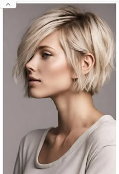 Blonde Short Hair Styles, Blonde Short Hair, Blonde Short, Hairstyles And Haircuts, Choppy Bob Hairstyles, Chin Length Hair, Messy Short Hair, Bob Hairstyles For Fine Hair