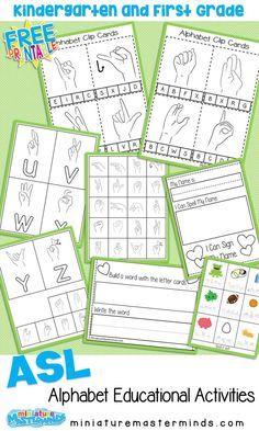 the alphabet and numbers worksheet for children to learn how to write letters with pictures