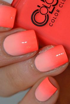 Unghie Sfumate, Video Makeup, French Pedicure, Gel Pedicure, Nagellack Trends, Summer Nail Designs, Coral Nails