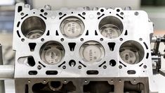 an engine block is shown in this image