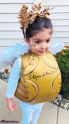 Diy Snitch, Golden Snitch Costume, Snitch Costume, Chip Ideas, The Golden Snitch, Harry Potter Dress, Pregnant Halloween Costumes