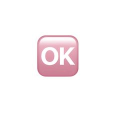 the ok button is pink and white