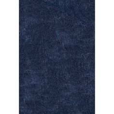 an area rug with dark blue carpeting