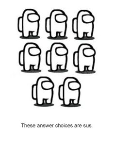 an elephant is shown with the words, these answer choices are us