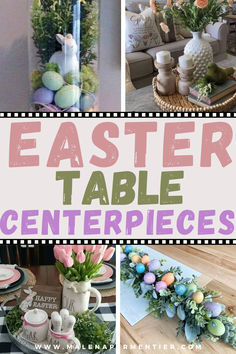 easter table centerpieces