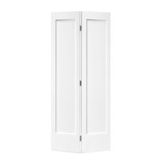 an open white door on a white background