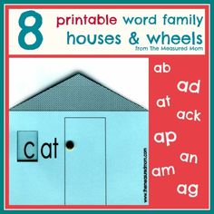 an image of a house and wheels with the words cat on it