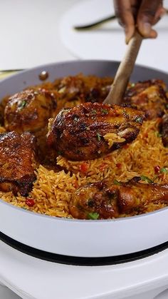 Coconut Curry rice and grilled chicken Rice And Grilled Chicken, Coconut Curry Rice, Rice Dishes Recipes, Island Recipes, Coconut Rice Recipe, Chicken And Rice Dishes, Jamaican Curry, Jamaican Dishes, Jamaican Food