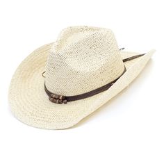 PRICES MAY VARY. Chloe is made of 100% paper drifter style cowboys hats. Offering one size fits most, 3. 5” pinched front brim golden bead conch. Good for both mens and womens. COWBOY STYLE: Bring the style of the American west to your wardrobe with the addition of this Sunhat. This high-crowned, wide-brimmed hat will look amazing with your western wear.sun hats for women men cowboy hat straw beach mens mixing bowls fishing womens boonie safari summer golf swimming caps cap cowgirl visor wide br Cowboys Hats, Wide Brim Sun Hat, Summer Sun Hat, Cowgirl Hat, Hat Men, Hat For Men, Sun Hats For Women, Cowboy Style, Cowboy Cowgirl