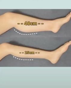 the legs and ankles are shown with measurements for each leg, which shows how long it is