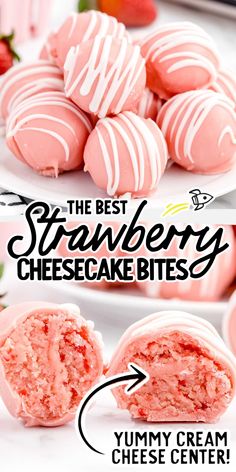 the best strawberry cheesecake bites recipe for yummy cream cheeses and strawberries