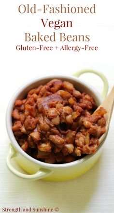 old - fashioned vegan baked beans gluten - free and allergy - free