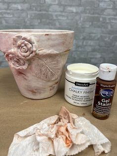 Air Dry Clay Embellishments - The Shabby Tree Air Clay Pots, Air Dry Clay Silicone Molds, Air Dry Clay Molds, Air Dry Clay Flower Pots, Air Dry Clay Dishes, Clay Molding Ideas, Clay Pot Painting Ideas, Air Dry Clay Pot, Pretty Pothead