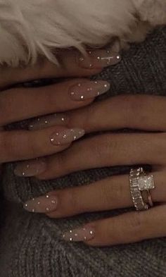 Get your fingertips ready for the most glamorous night of the year with these fabulous New Year’s nails that scream celebration!#WinterNails #NailDesigns #GorgeousNails #WinterBeauty #NailInspiration #NailArt #WinterFashion #NailGoals #WinterStyle #NailTrends Nails And Rings, January Nail Colors, Sweet 16 Nails, January Nail Designs, Nye Nails, New Years Eve Nails, January Nails, New Year's Nails, Silver Nails