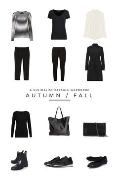 Minimal Capsule Wardrobe, Minimalist Autumn, Minimal Stil, Capsule Wardrobe Minimalist, Wardrobe Sets, Outfits For Fall