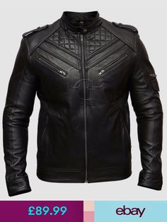 Cyberpunk Dress, Cafe Racer Leather Jacket, Leather Garments, Black Leather Motorcycle Jacket, Leather Jacket Vintage, Mens Leather Coats, Best Leather Jackets