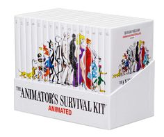 the animated survival kit is in a white box