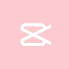 a pink background with the letter s in white on it's left side and an x at the top