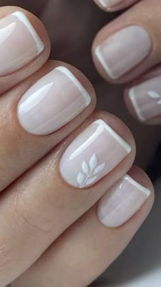 Unghie Malate, Wedding Nails Bridesmaid, Nails Bridesmaid, Nails For Bride, Best Nails, French Manicure Nails, Wedding Nails For Bride, Wedding Nails Design